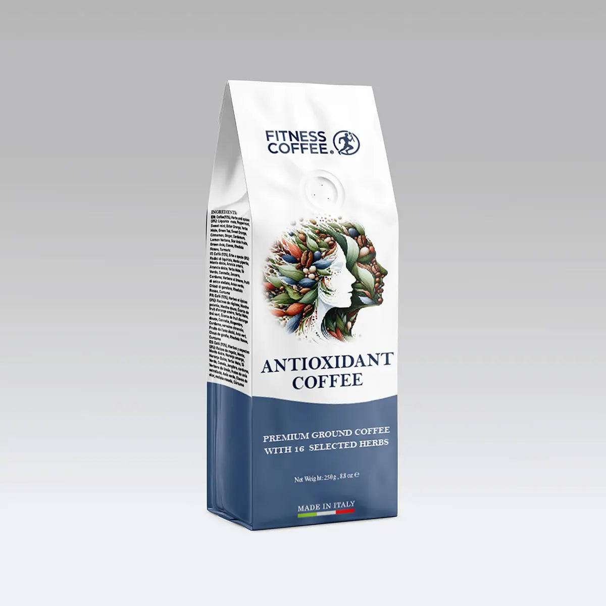 Antioxidant coffee - Bag da 250g con caffè in polvere